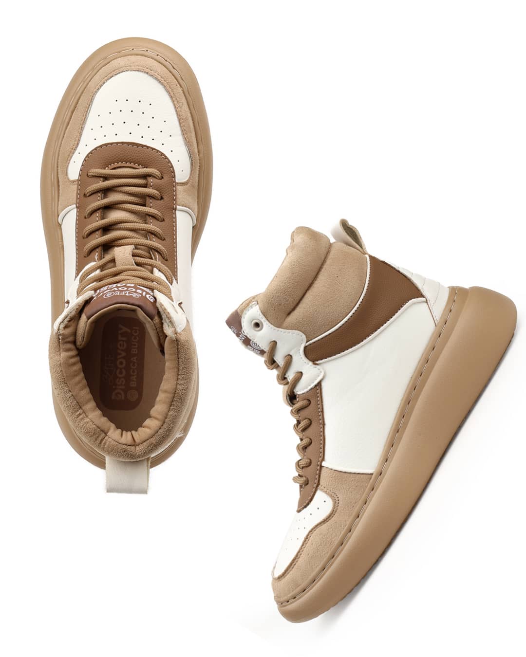 Bacca Bucci × Discovery Noir Women’s High-Top Sneakers - Image 5