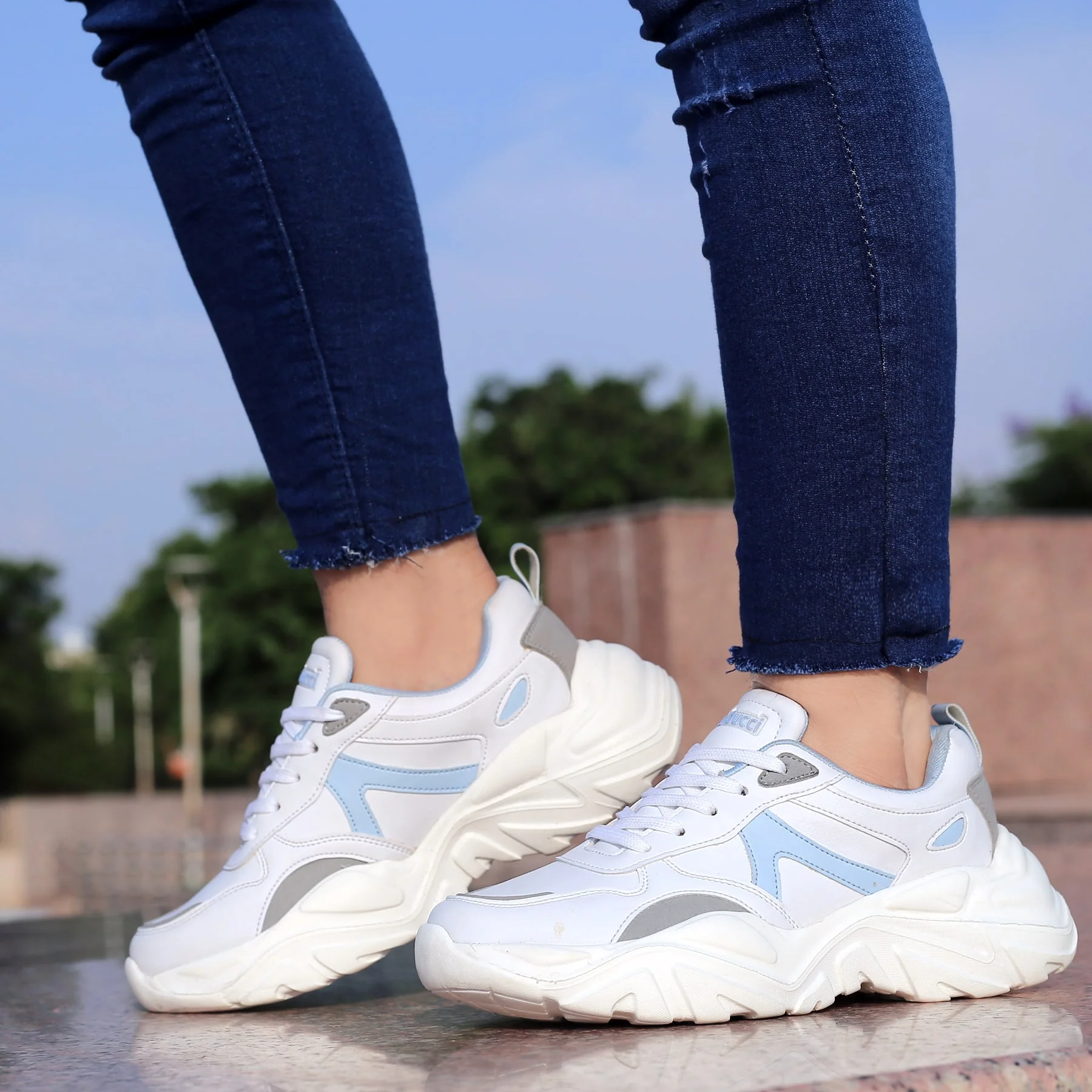 Bacca Bucci HARPER Low-top Platform Chunky Fashion Sneakers For Women - Image 3