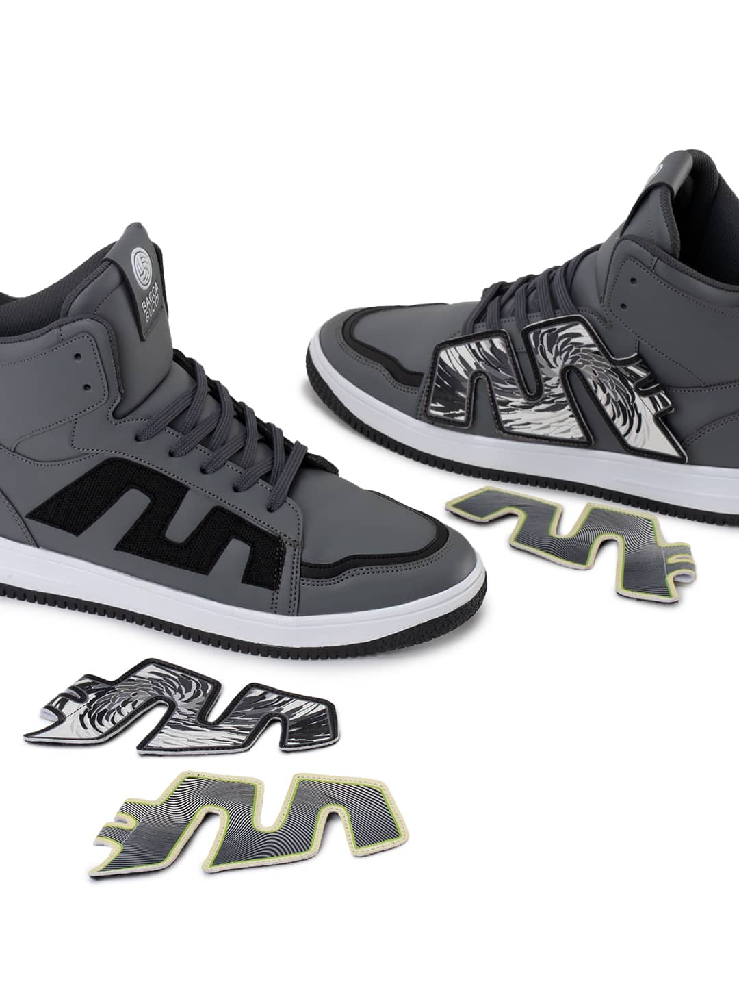 Bacca Bucci High-Top PATCH-PLAY Men's Sneakers - Image 6