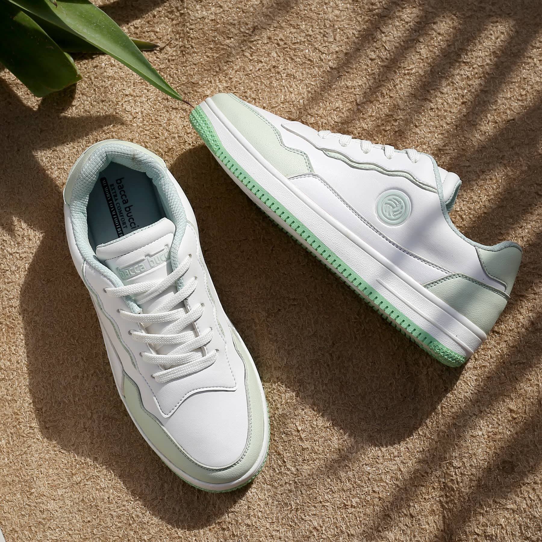 Bacca Bucci INFINITY Low Top Flat Sole Fashion Women's Sneakers - Image 15