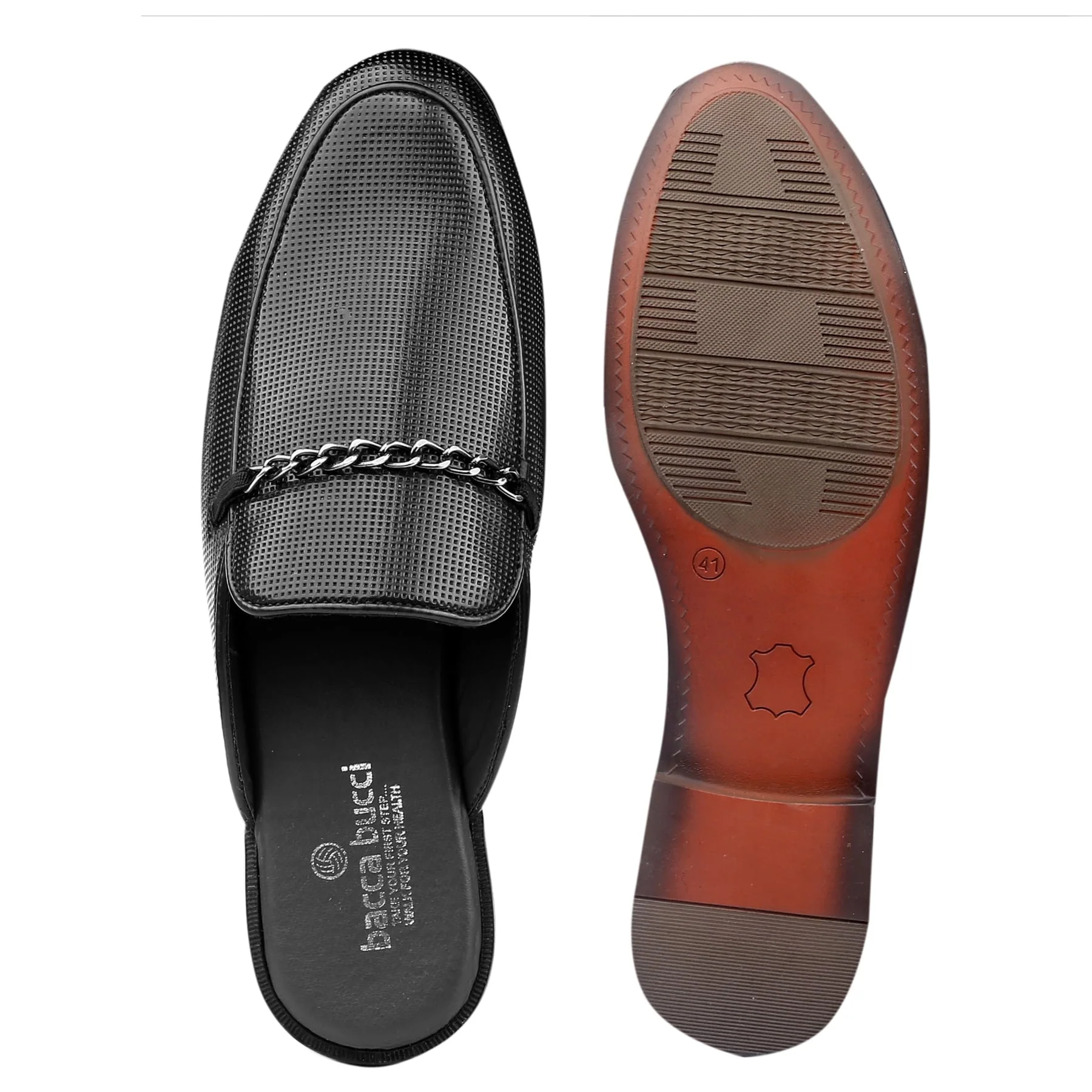 Bacca Bucci MOROCCO Mules Clogs Open back Loafers with Comfortable Memory Insoles - Image 6