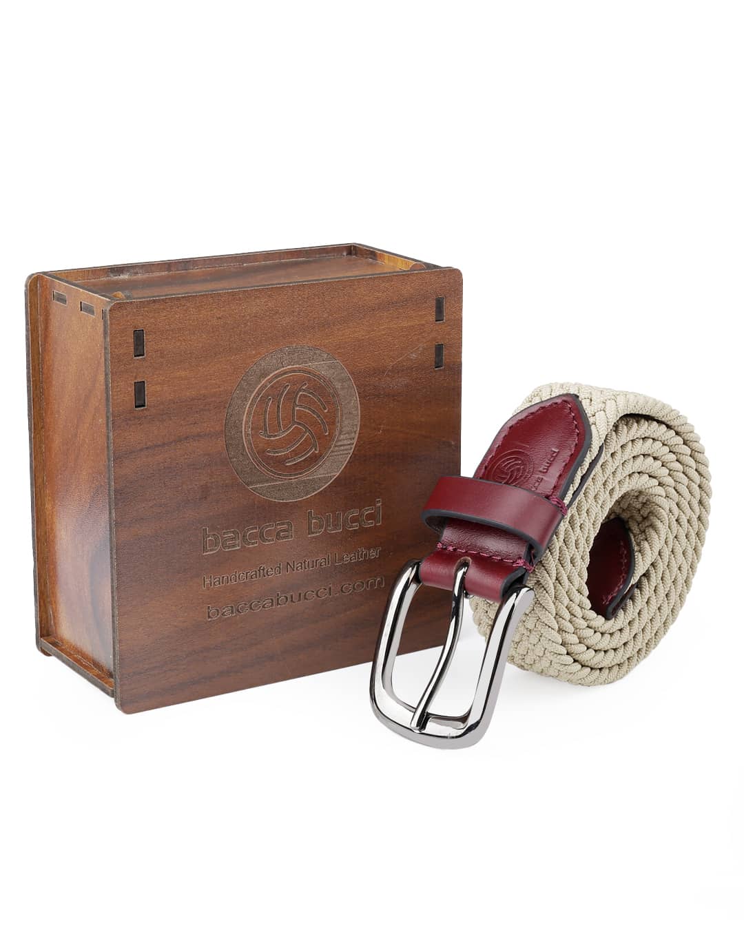 Bacca Bucci Men's Premium Elastic Braided Stretch Belt—Perfect for Golf, Casual, and Everyday Wear - Image 19