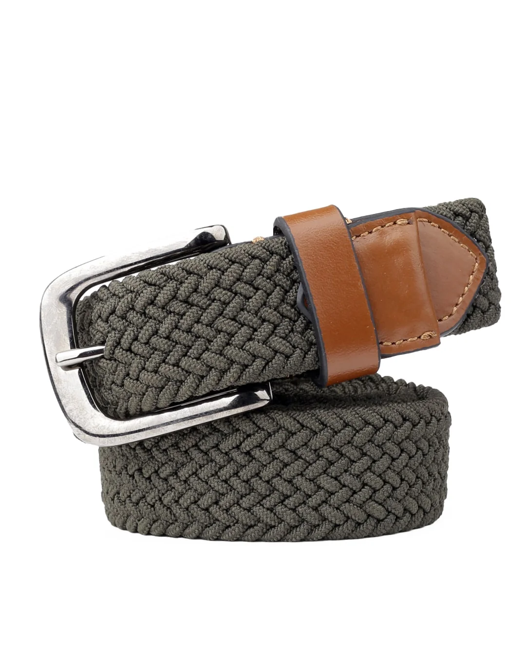 Bacca Bucci Men's Premium Elastic Braided Stretch Belt—Perfect for Golf, Casual, and Everyday Wear - Image 21