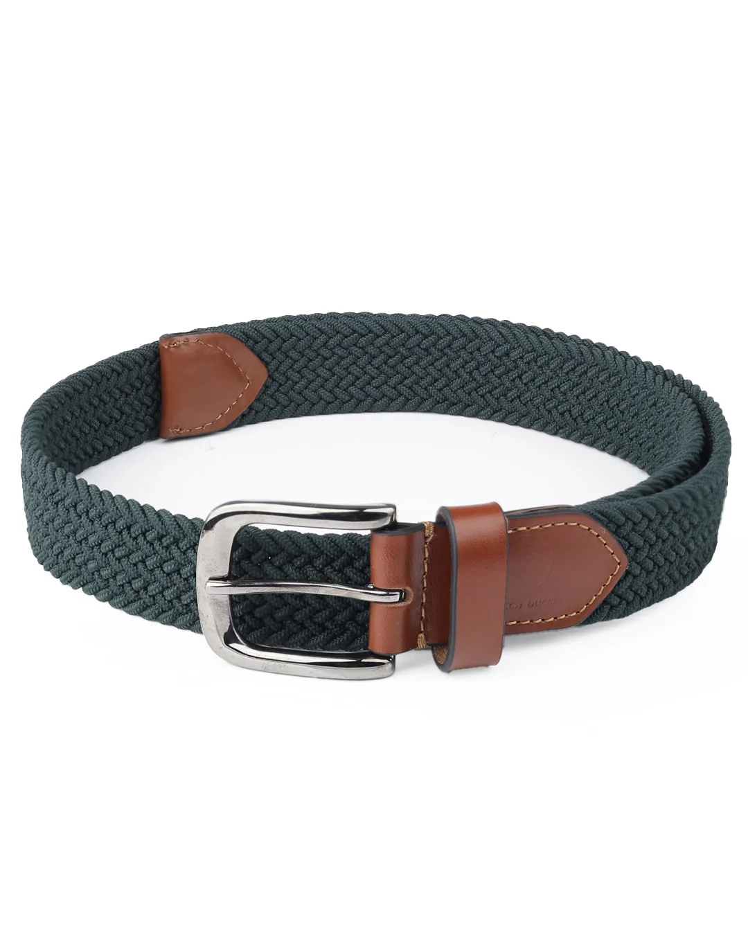 Bacca Bucci Men's Premium Elastic Braided Stretch Belt—Perfect for Golf, Casual, and Everyday Wear - Image 2