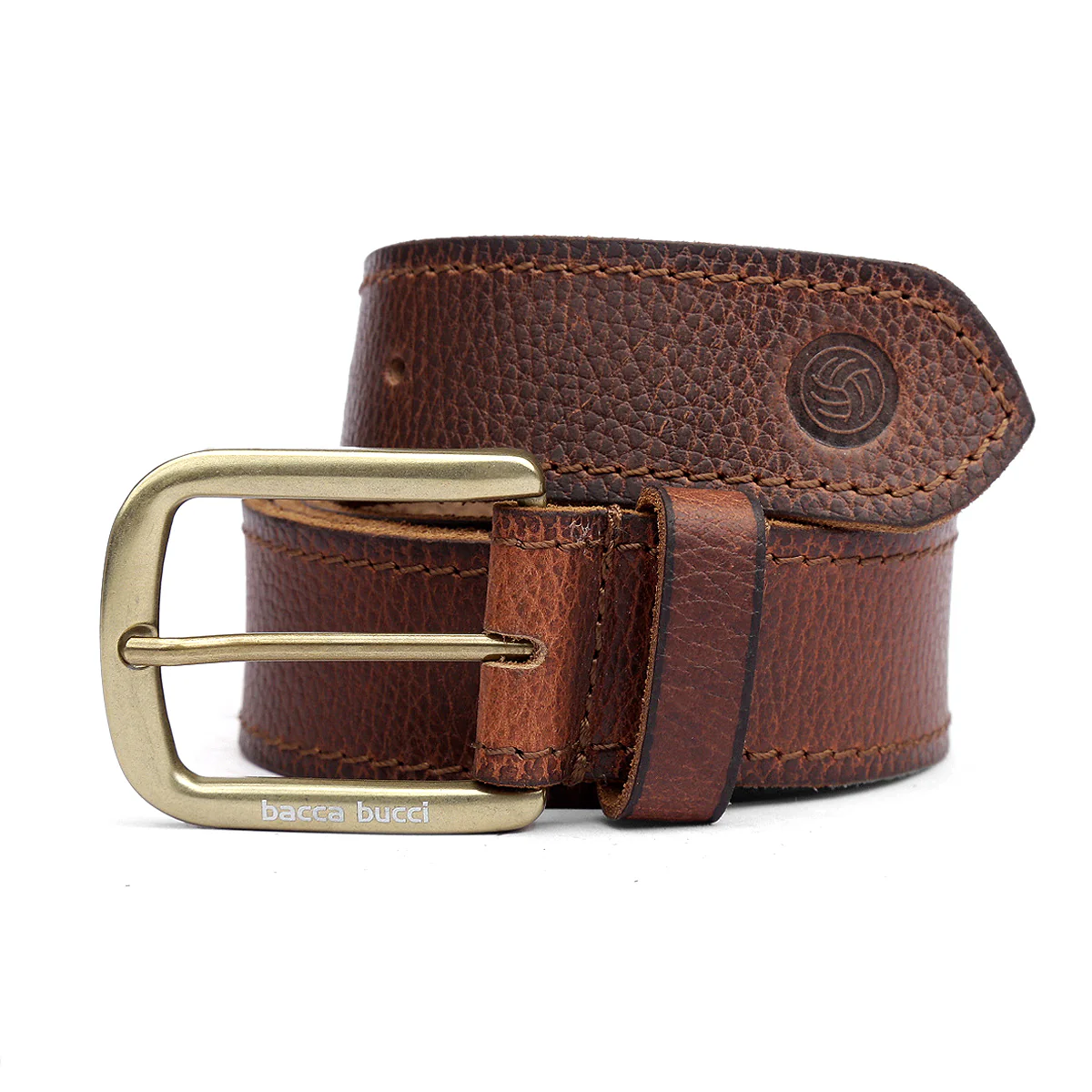Bacca Bucci Men's Genuine Leather Jeans Belt - Image 7