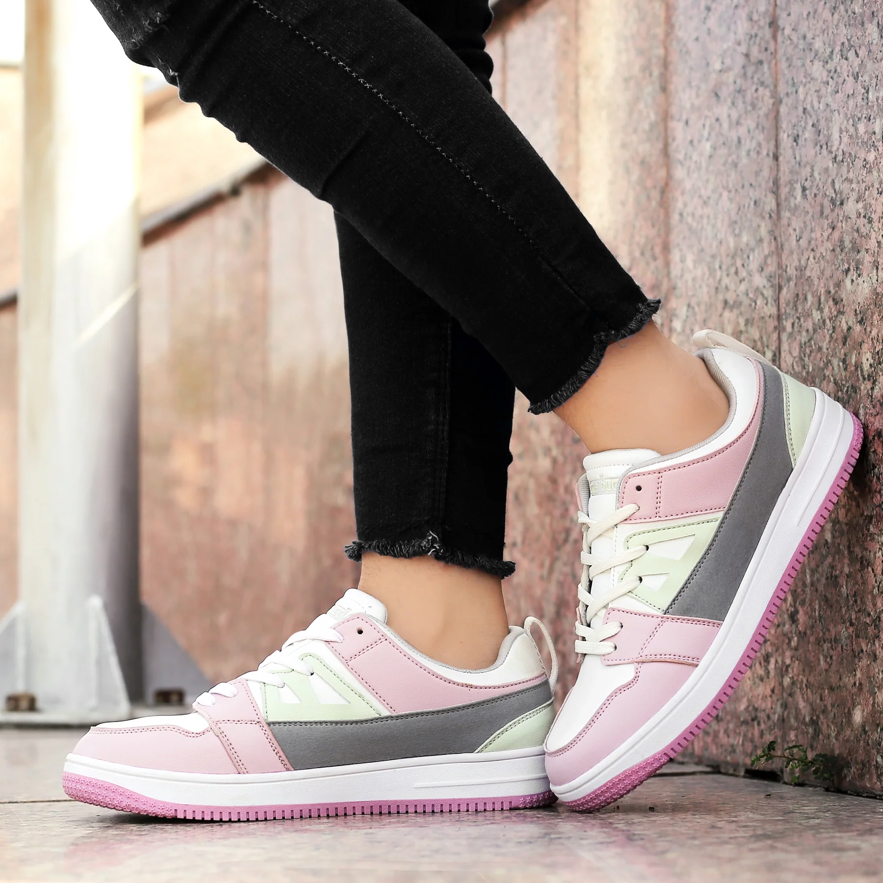 Bacca Bucci SERENITY Low Top Flat Sole Fashion Women's Sneakers - Image 15