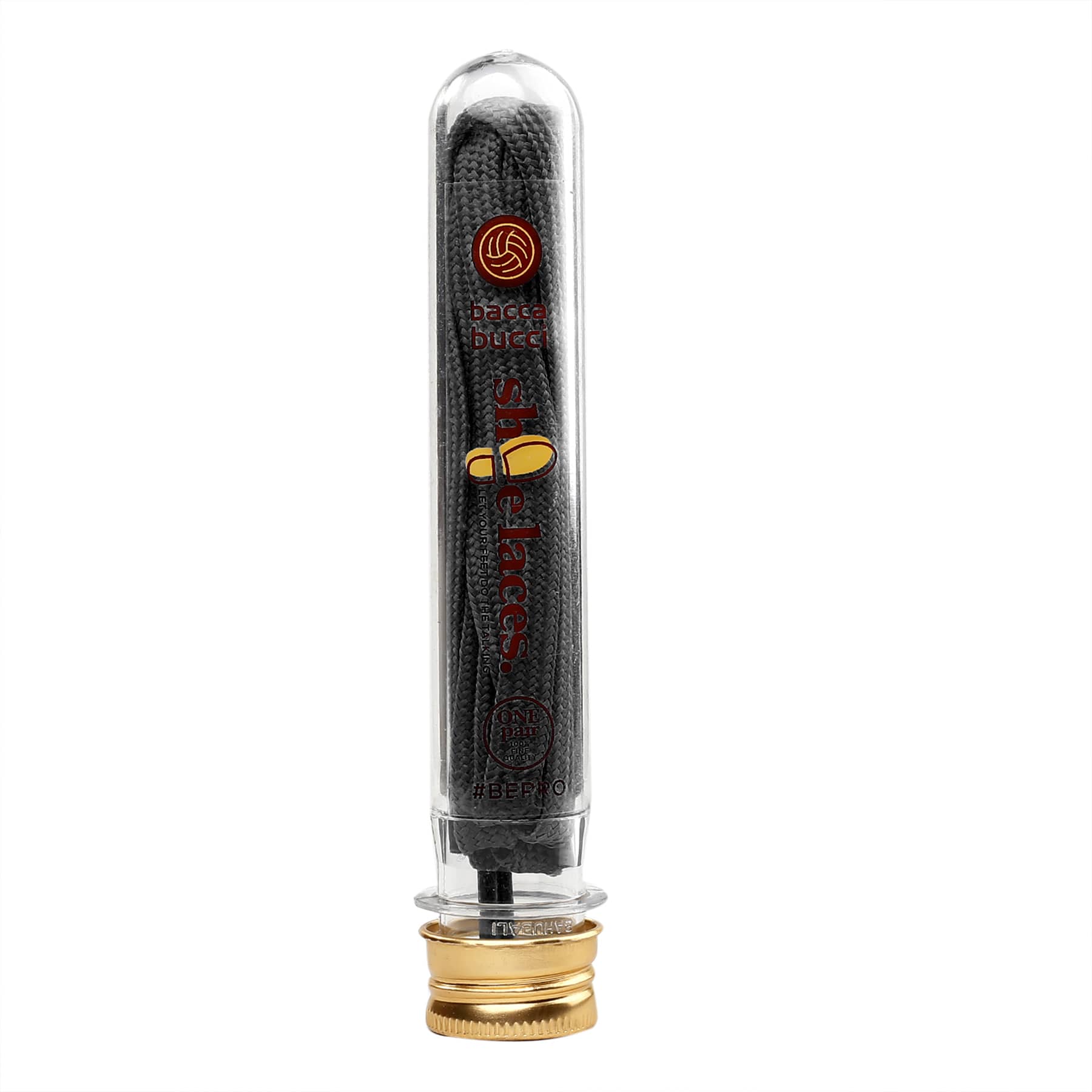 Bacca Bucci Sneaker Shoe Laces | Flat | Black- Black - Image 3