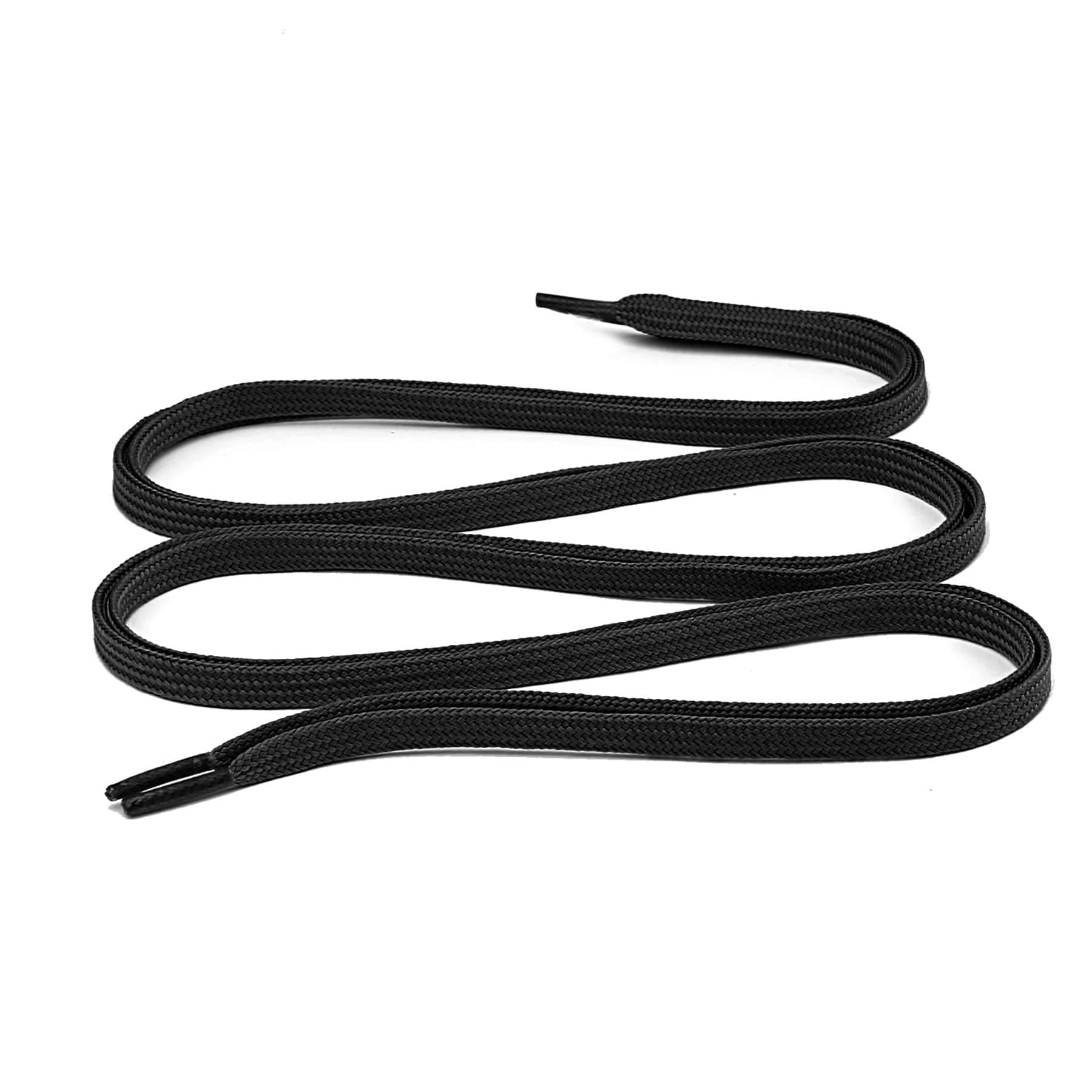 Bacca Bucci Sneaker Shoe Laces | Flat | Black- Maroon - Image 11