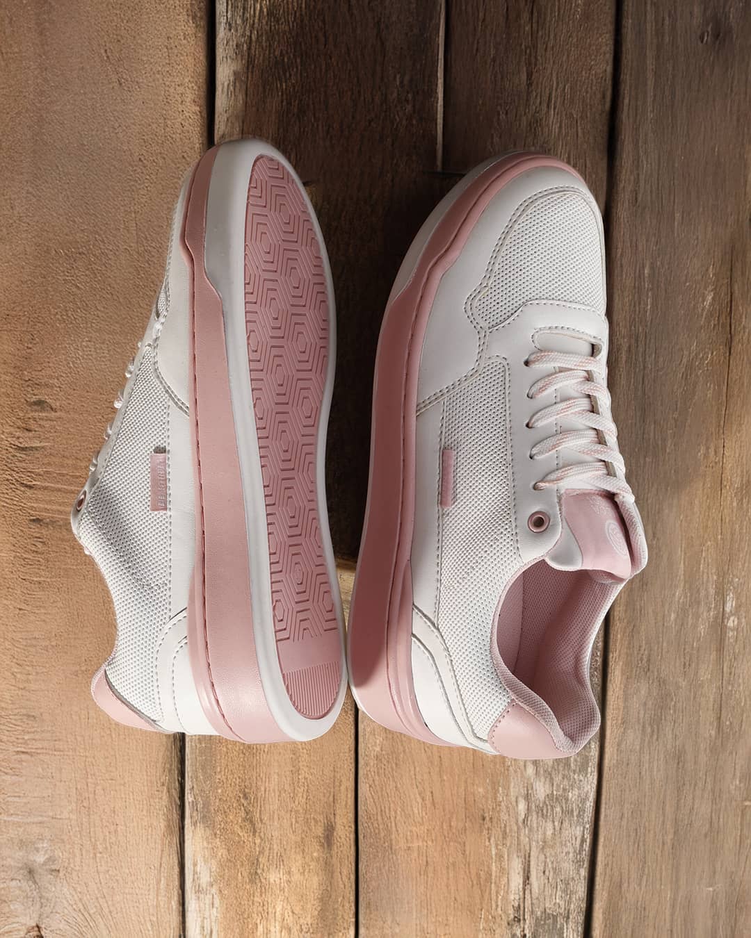 Bacca Bucci Women’s Vibe City Sneakers – Lavender and Blush Pink - Image 6
