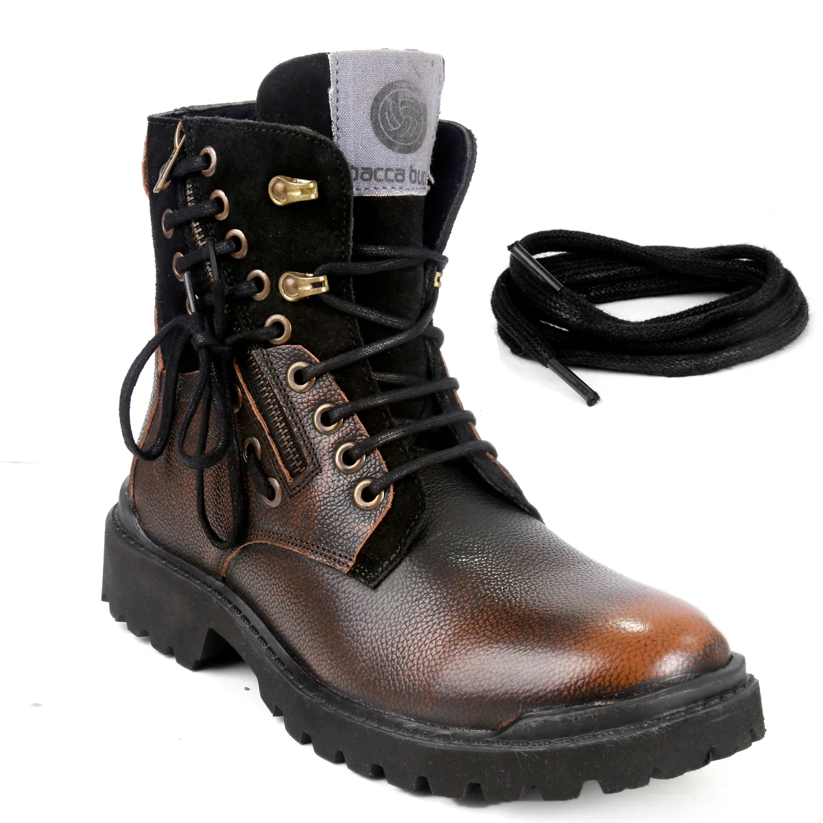 Bacca Bucci Combat Boots - Image 12