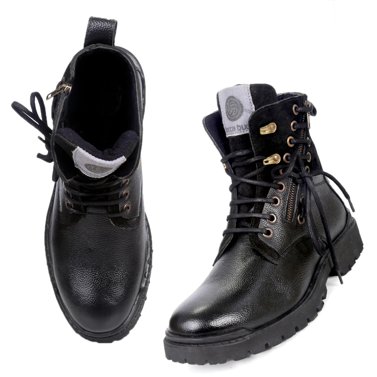 Bacca Bucci Combat Boots - Image 4