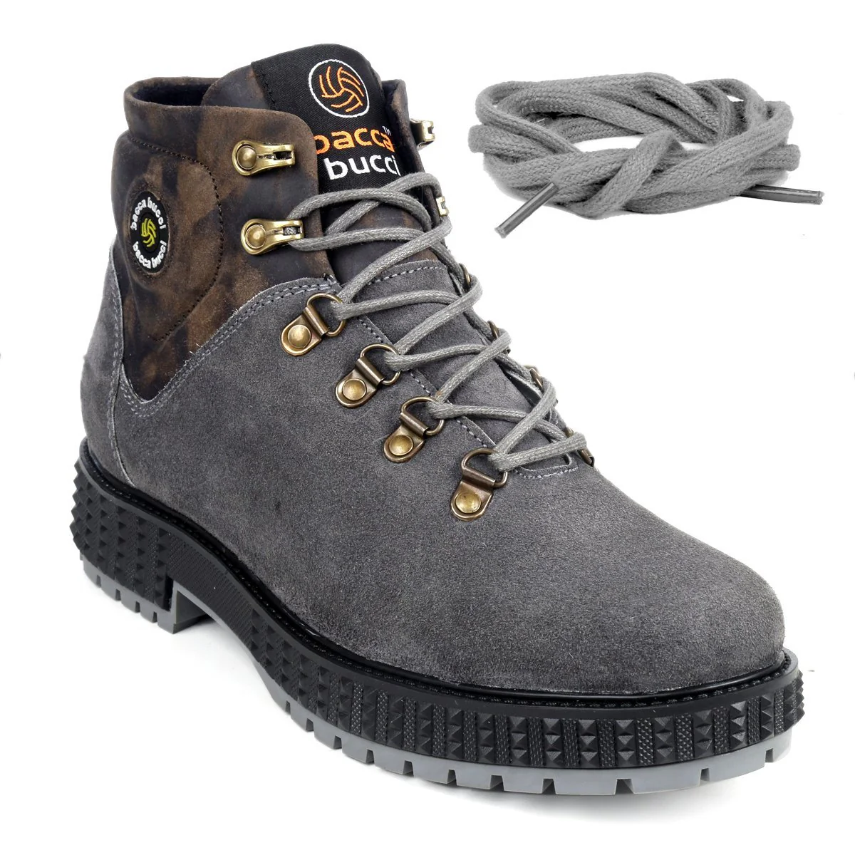 Bacca Bucci Men's URBAN Suede Leather Boots | Tactical Leather Boots for Motorcycle & Military - Image 4